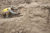 3,500-year-old friezes discovered at Huaca Garagay in Lima, Peru