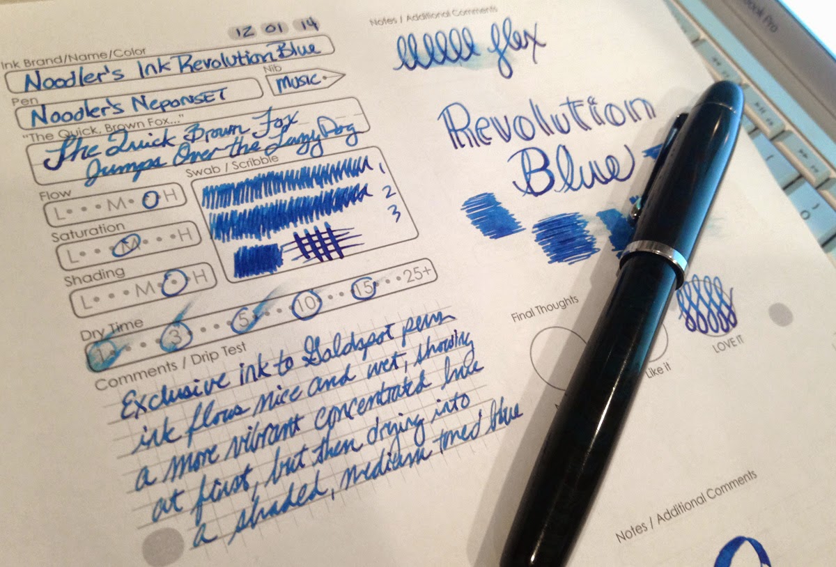 Introducing Noodlers Revolution Blue Ink