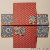 Hutton's arts and crafts neverending card Graphic45 Tutorial never ending card infinity card