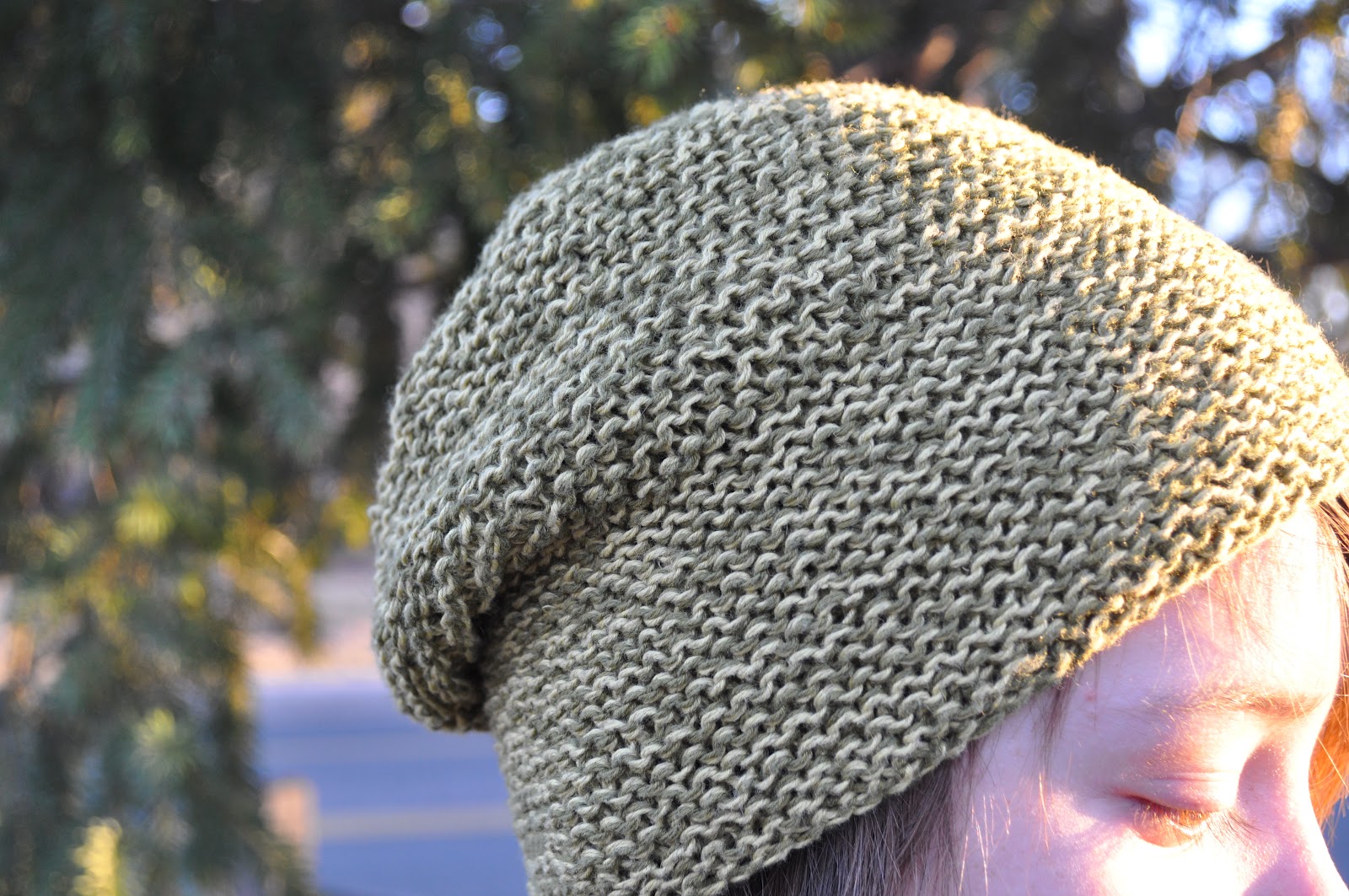 Out of Focus for now...: Knitting: Project 3 ~ Hemp Hat
