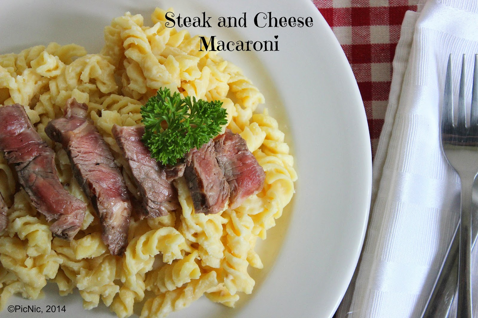 PicNic Steak and Cheese Macaroni