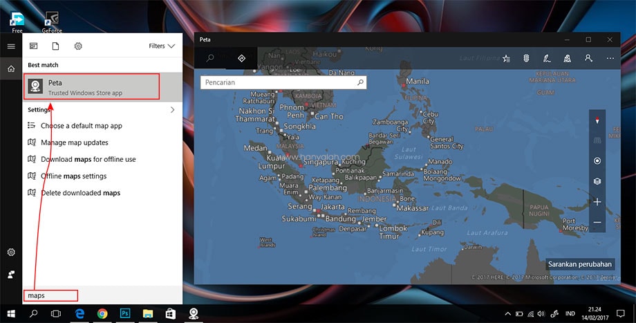 Cara Cepat dan Mudah Download Offline Map di Windows 10