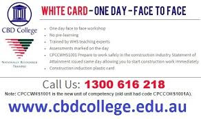 White Card Courses