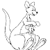 Coloring Pages Of Kanga And Roo For Easter