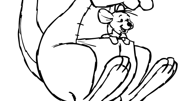 kanga winnie the pooh coloring pages - photo #25