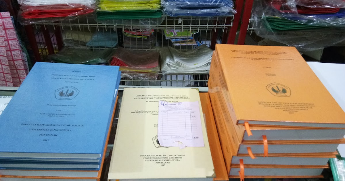 Lesmana Copy Jilid Skripsi di Pontianak / Hard Cover