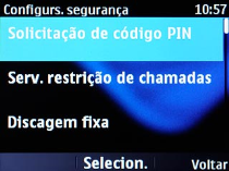 Nokia asha 205 alterar código PIN