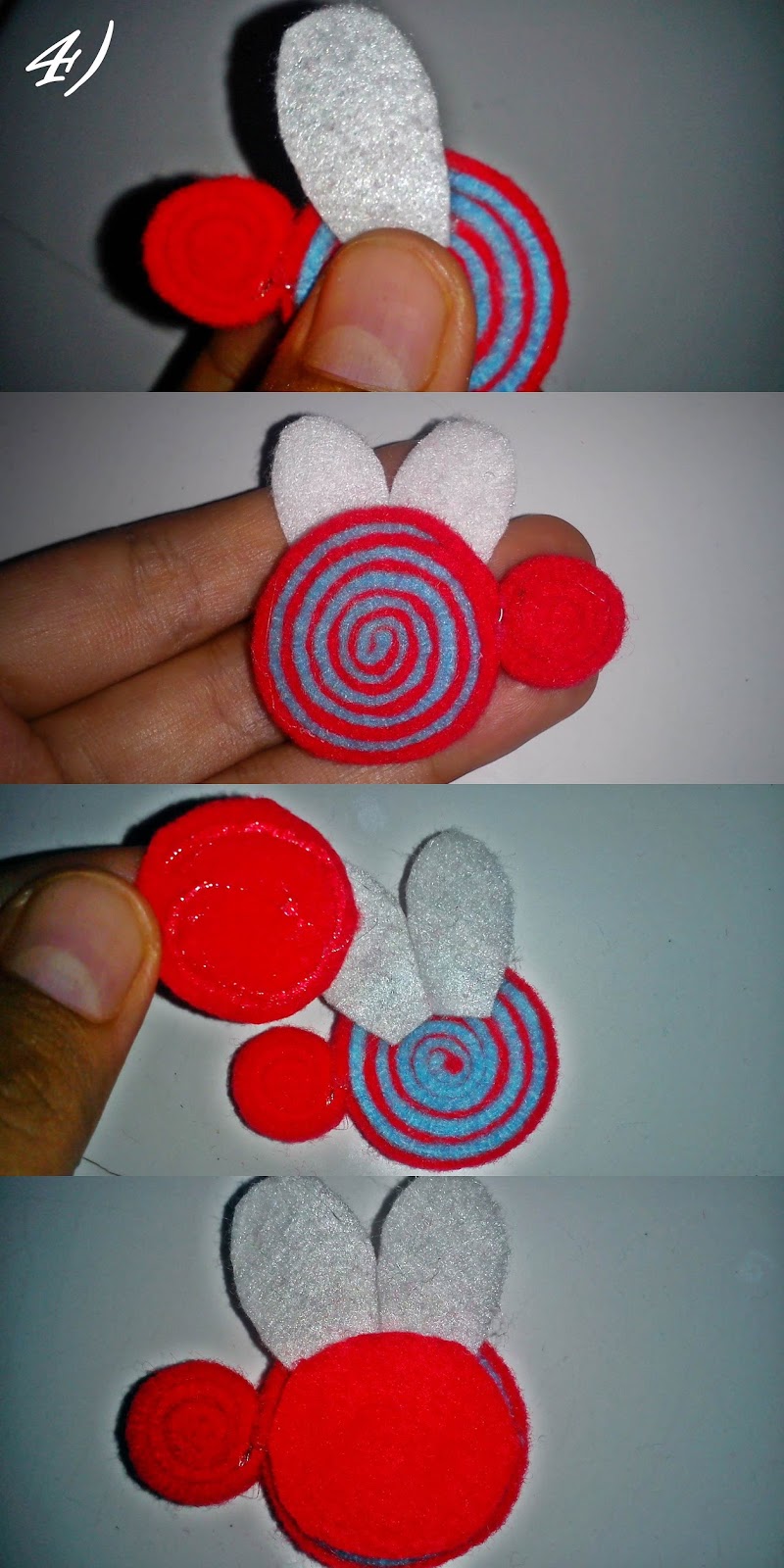 Cara Membuat Bros Dan Gantungan Kunci Dari Kain Flanel