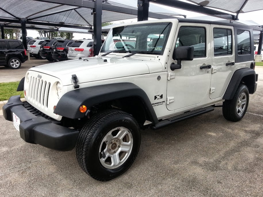 2009 White jeep wrangler unlimited for sale #5