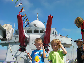 sea dart missiles - dummy loads naval destroyer