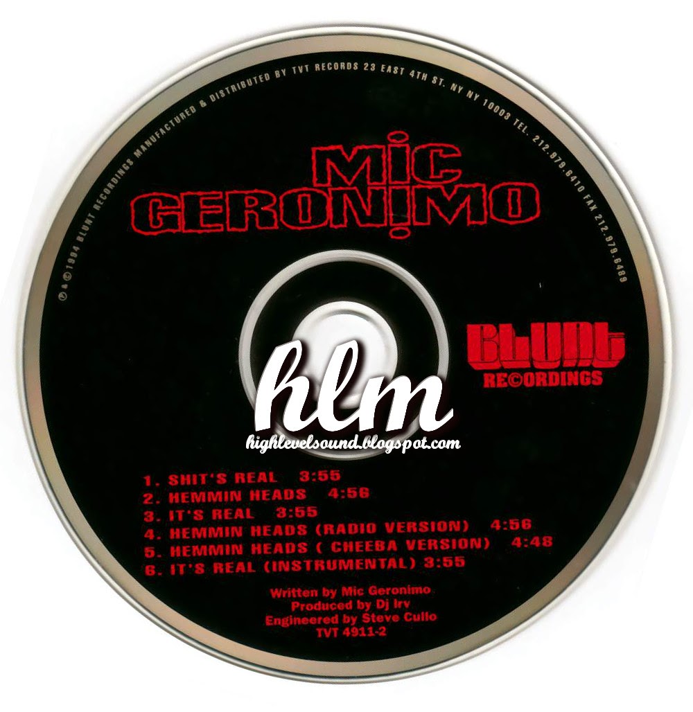 highest level of music Mic Geronimo Its Real(CDM)1994hlm