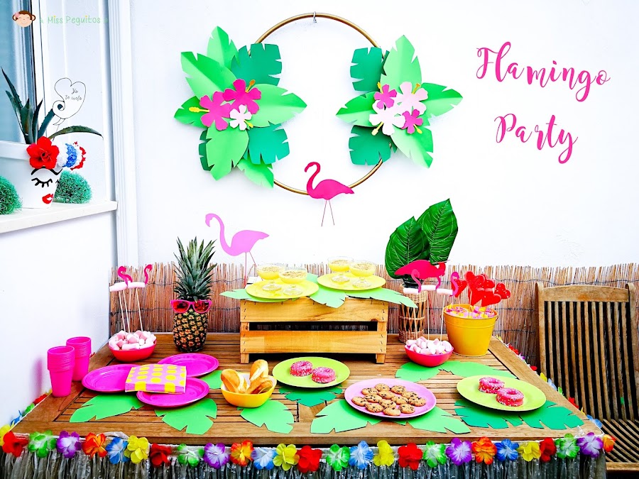 flamingos party freebies