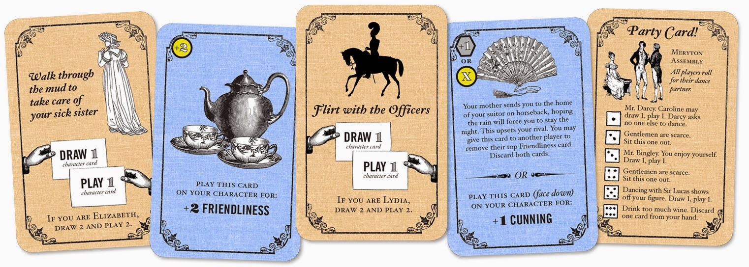 Character card. Mr Darcy Card. Courtesy Cards.