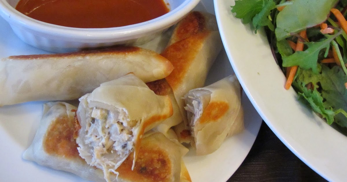 In the Name of Good Taste Chicken Parmesan & Cream Cheese Egg Rolls