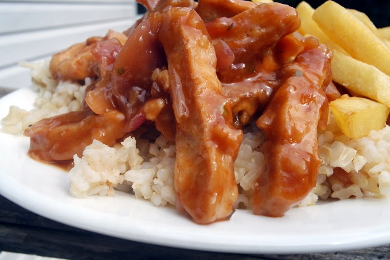 Recipe Rebels Saucy Red Onion Chicken Strips