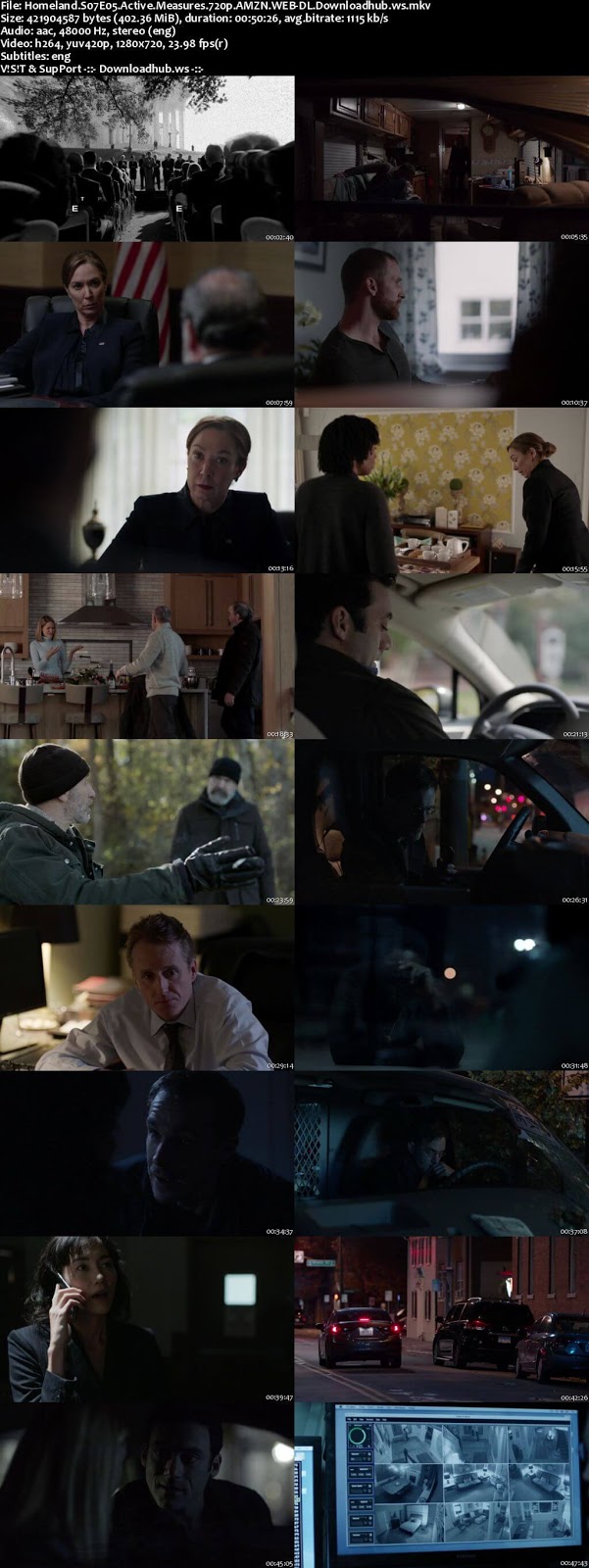 Homeland S07E05 400MB WEB-DL 720p ESubs