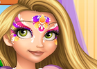 Rapunzel Face Painting 2