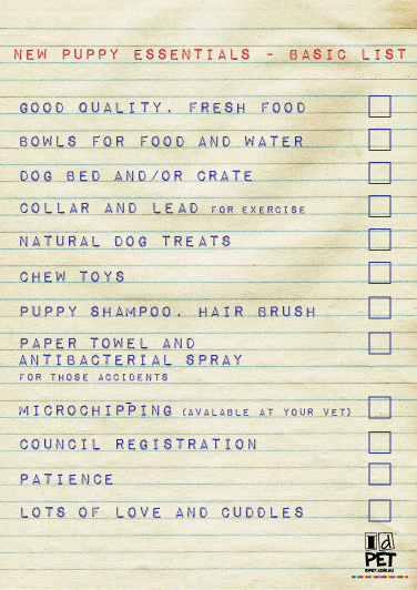 things you need for a puppy checklist things you need for a puppy checklist