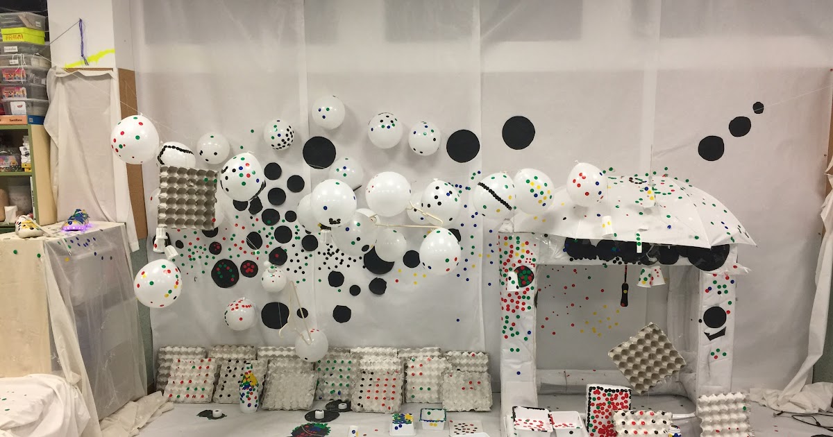 PROYECTOS DE INFANTIL: INSTALACIONES-ARTE COMUNITARIO: proyecto Yayoi