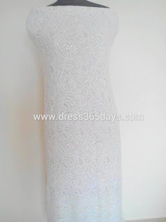 Unstitched Suit Piece in Chikankari Embroidery