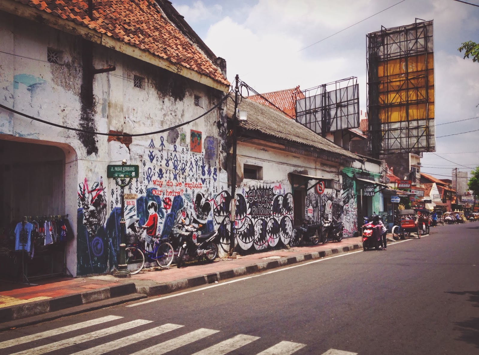 KUMORY Yogyakarta Street Art Sights along the Streets