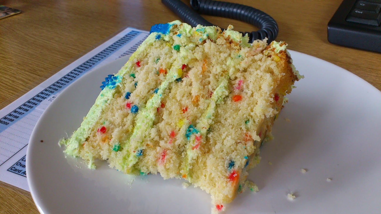 Jade Bakes Lemon Funfetti Cake with Marshmallow Frosting