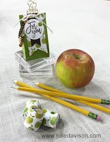 Stampin' Up! Fruit Stand + Thoughtful Branches Back to School Teacher Treat 2-4-6 Box #stampinup #thoughtfulbranches www.juliedavison.com
