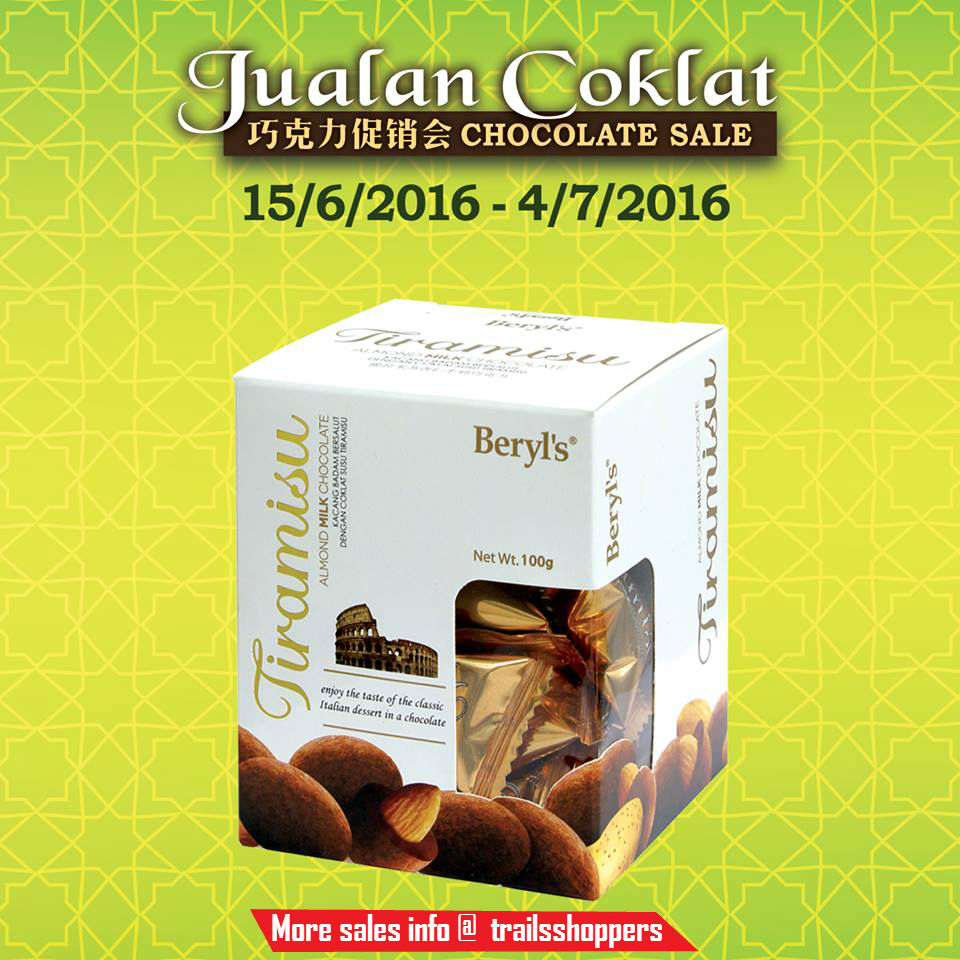 Beryl's Chocolate Sale 15 June to 4 July 2016 Online