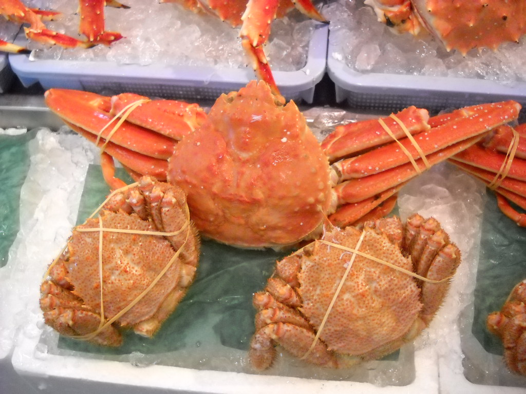 Daily Glimpses of Japan Kani Crab Shop In Hokkaido