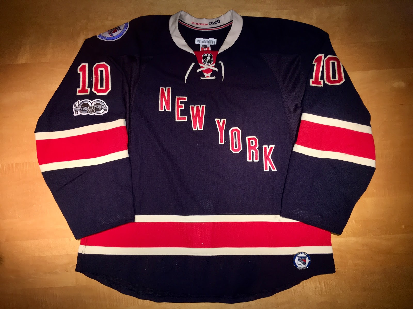 NY RANGERS GAME WORN & AUTHENTIC JERSEY COLLECTION 201617 JT Miller
