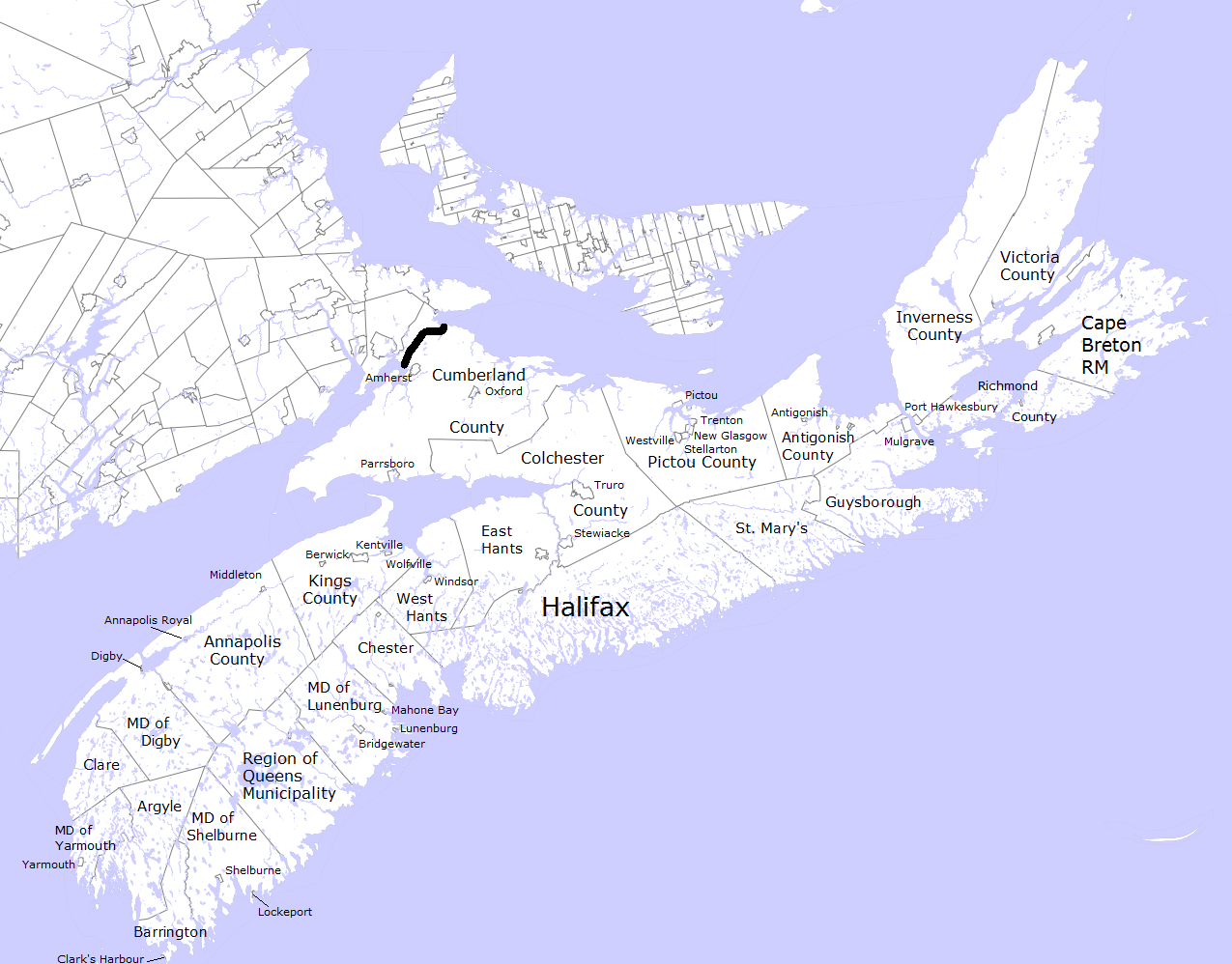 Canadian Election Atlas Nova Scotia municipal elections today