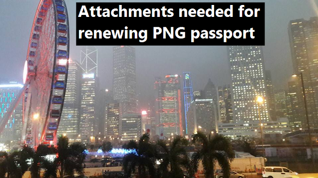 How to renew PNG Passport