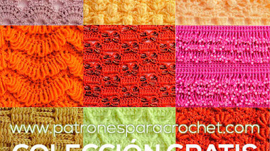 150 Patrones de Puntos Crochet / PDF Gratis 
