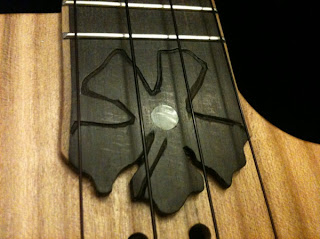 cursley ukulele neck detail