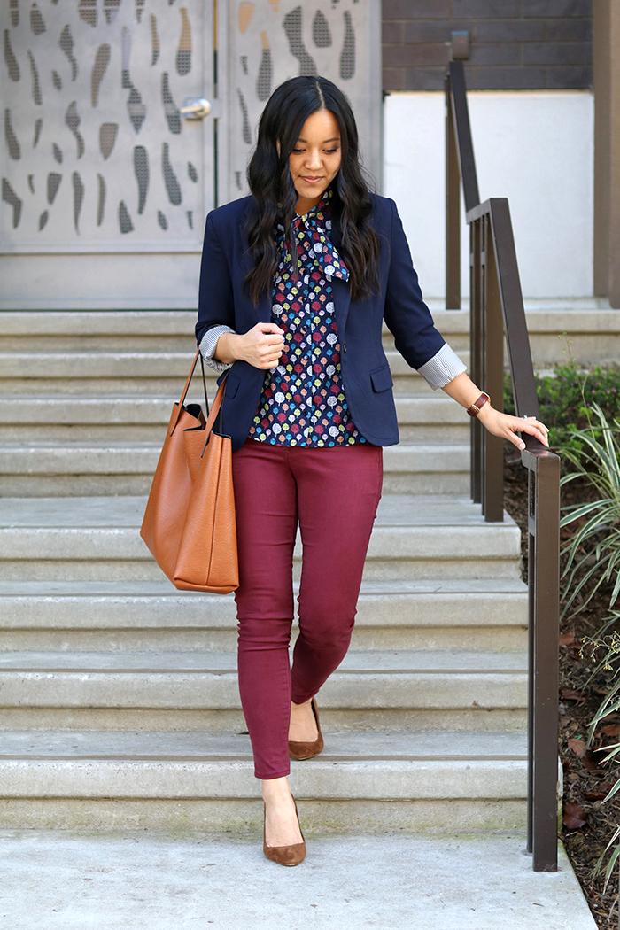 Printed Blouse - 3 Outfits for Work | Putting Me Together | Bloglovin’