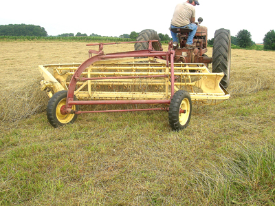 Alarm Clock Wars: Farm Equipment Fridays: Raking hay