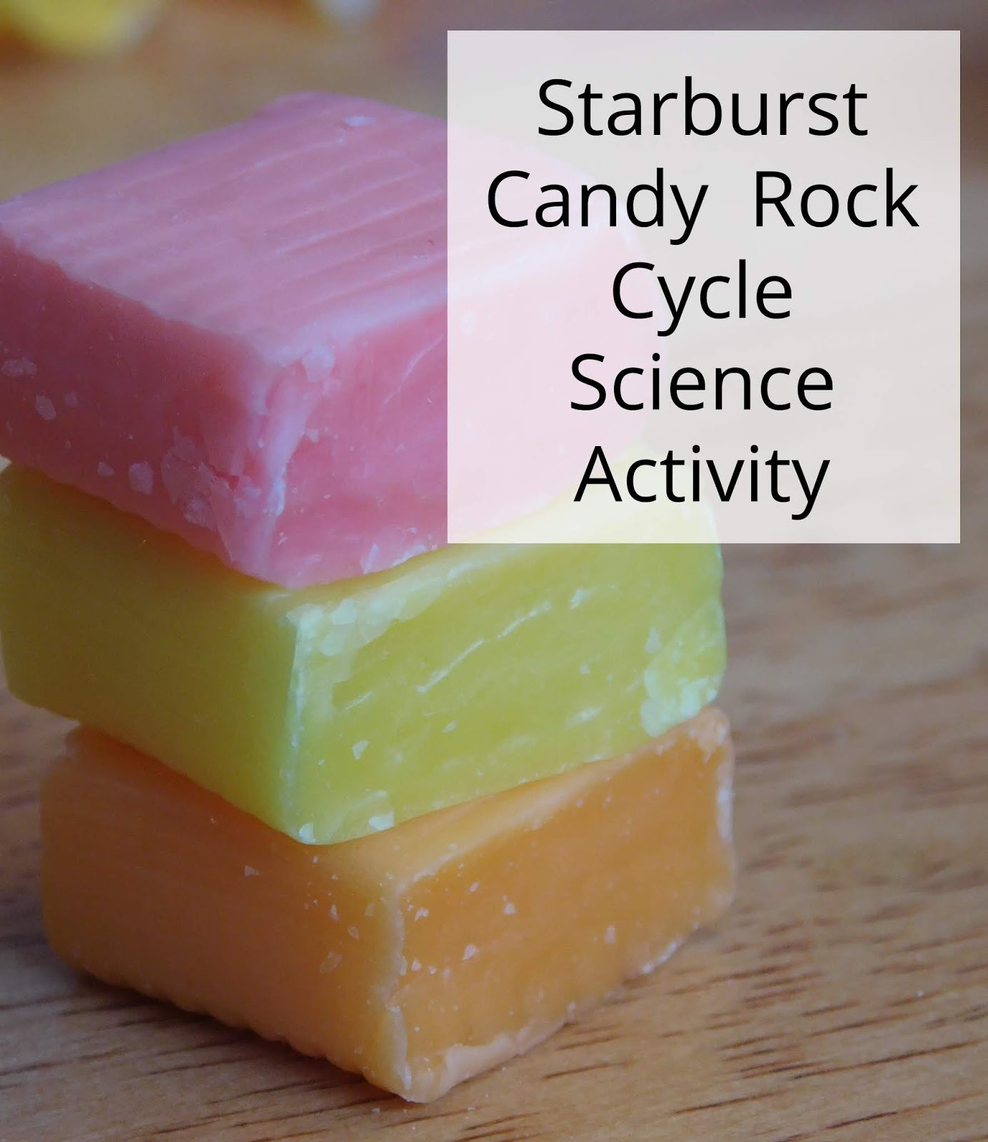 100 Days of Science 72 Starburst Rock Cycle