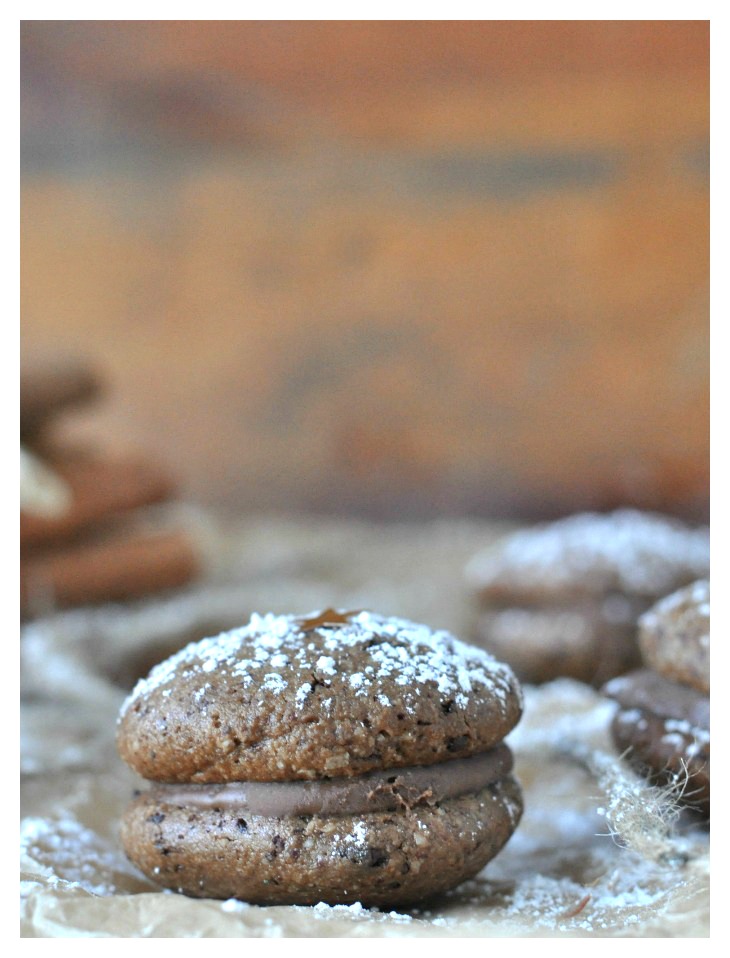 gluten free nougat cookies with christmas spices