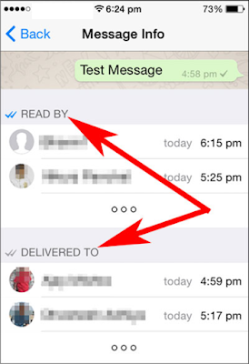 Cara Mengetahui siapa saja yang telah membaca pesan pada group WhatsApp di iOS & Android