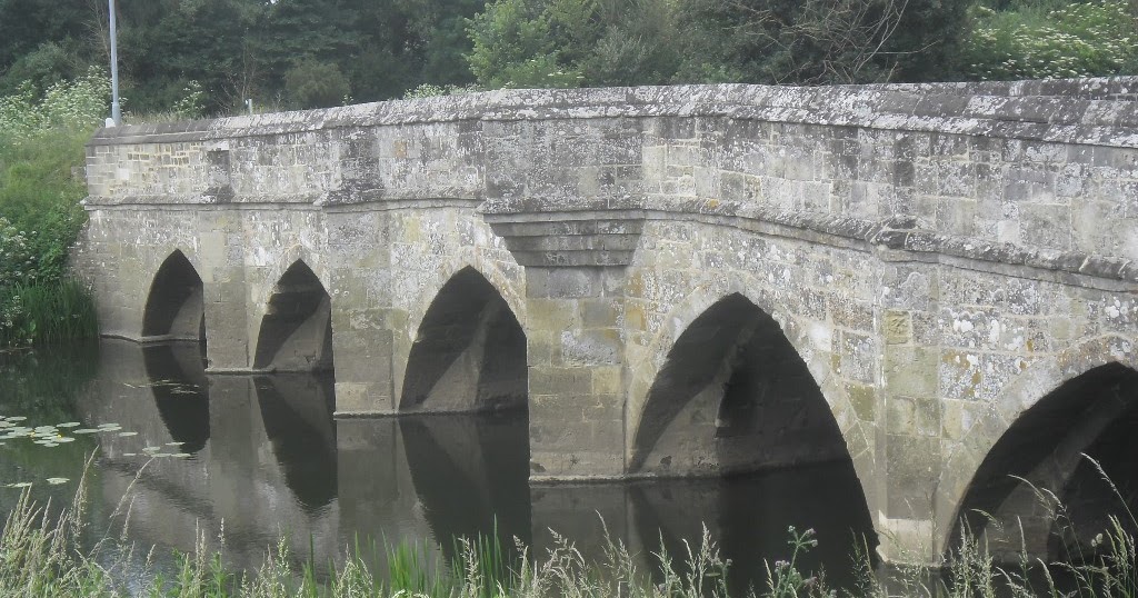 Pat Papertown 2 Sturminster Newton Passing the Medieval Bridge