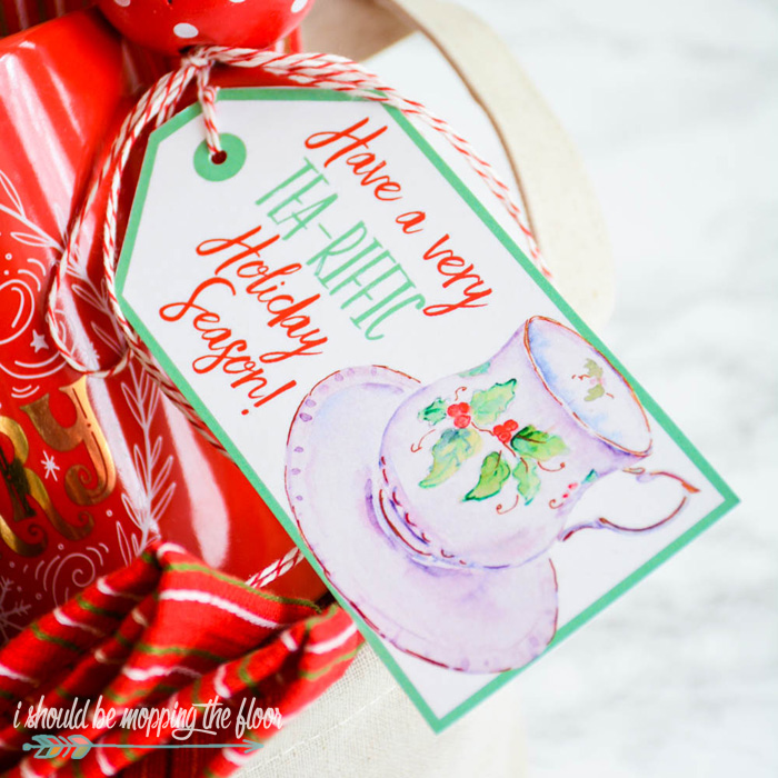 Free Printable Tea Gift Tags | These fun tags are perfect for a tea gift basket (or similar!) for the tea lover in your life