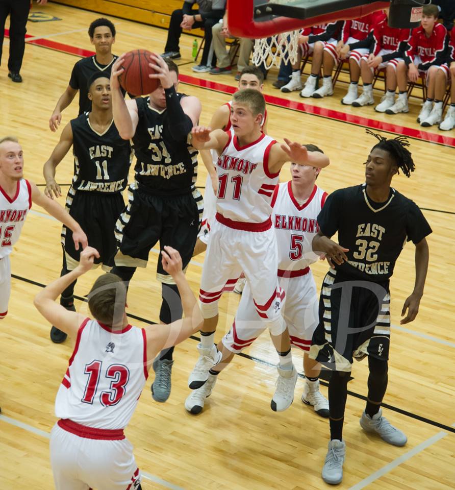 ELKMONT BASKETBALL RED DEVILS BEAT EAST LAWRENCE
