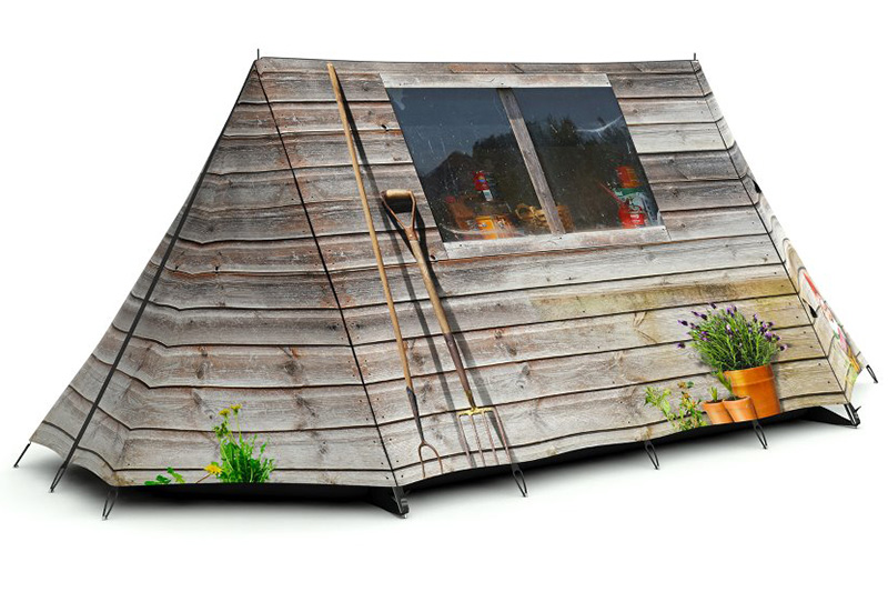 digitally printed camping tents