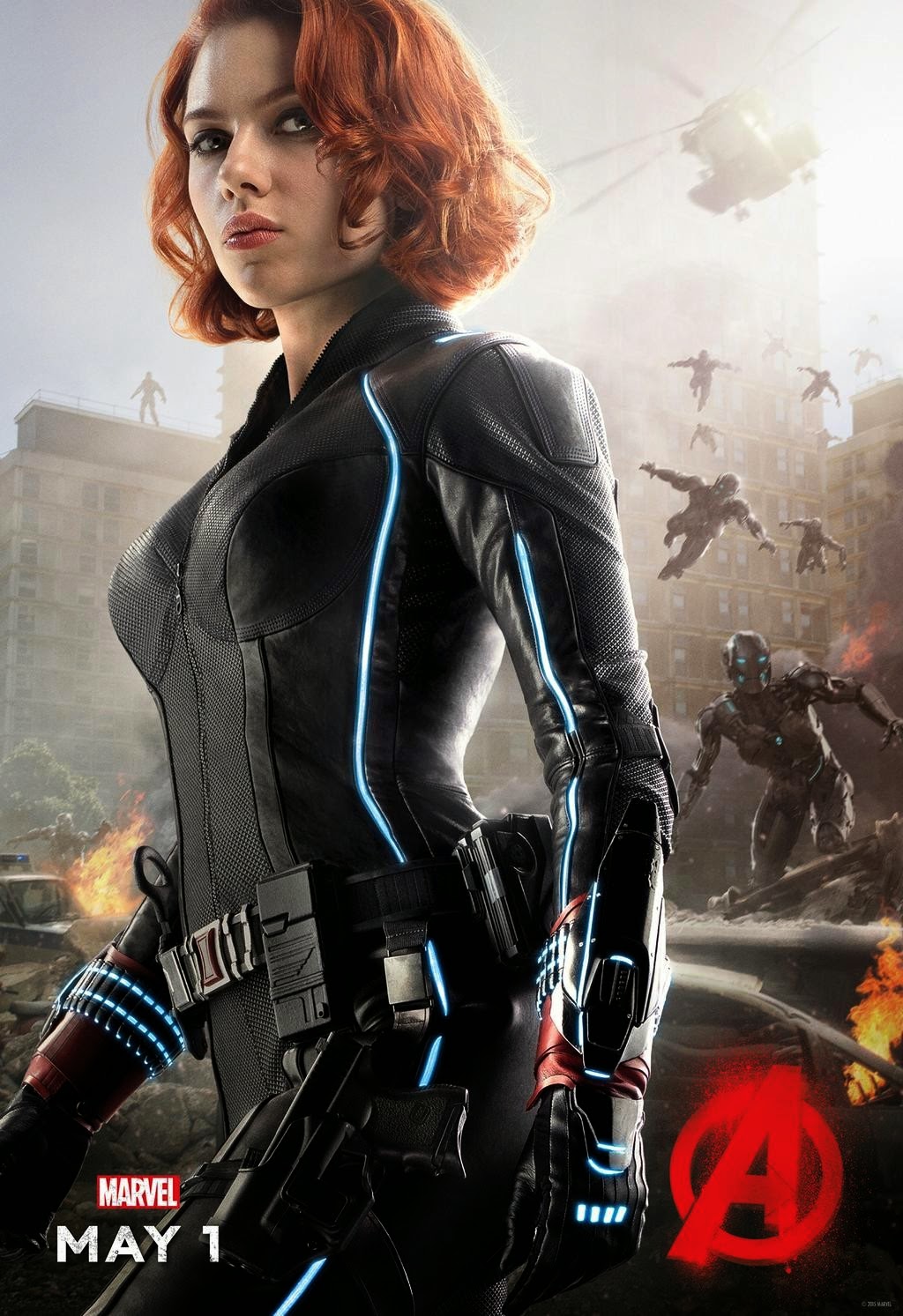 Marvel’s Avengers Age of Ultron Character Movie Poster Set - Scarlett Johansson as Black Widow