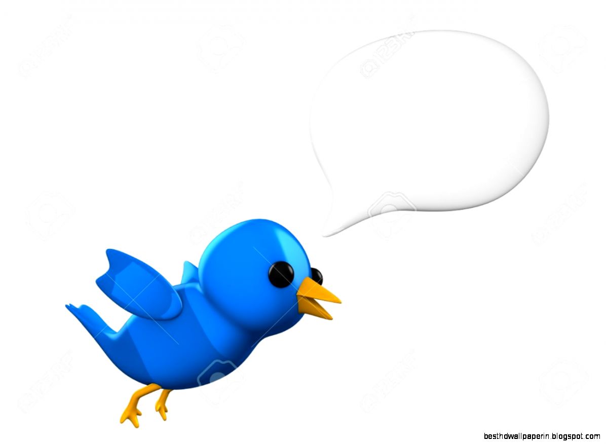 Conceptual Famous Blue Bird Shouting Latest Update Isolated