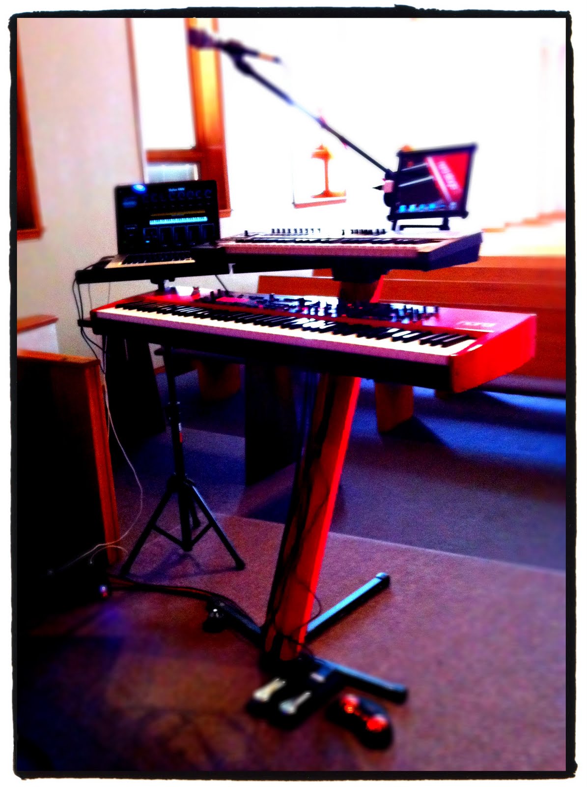 A MERGING OF 2 PASSIONS WORSHIP & TECHNOLOGY My Keyboard Rig