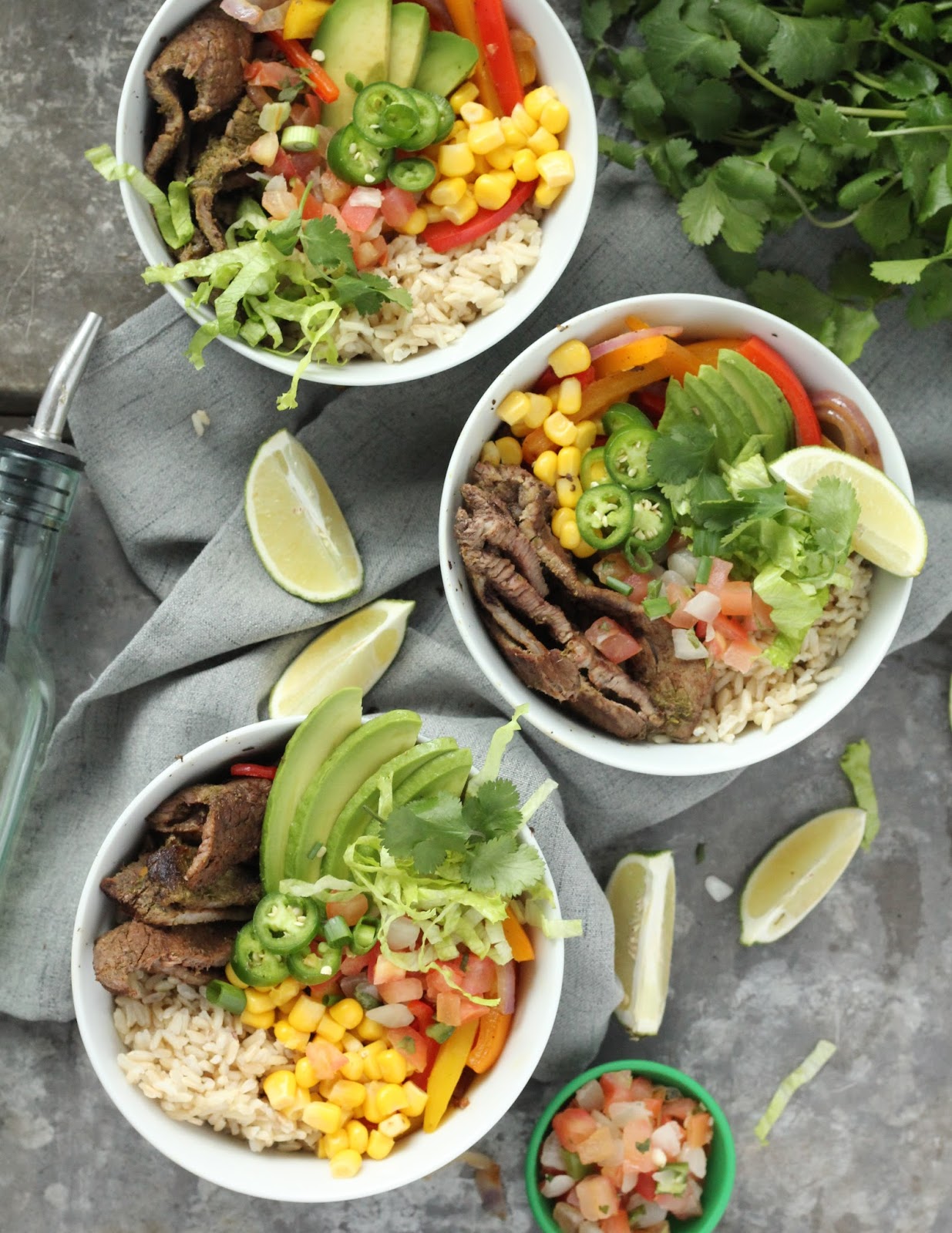 Steak Fajita Bowls