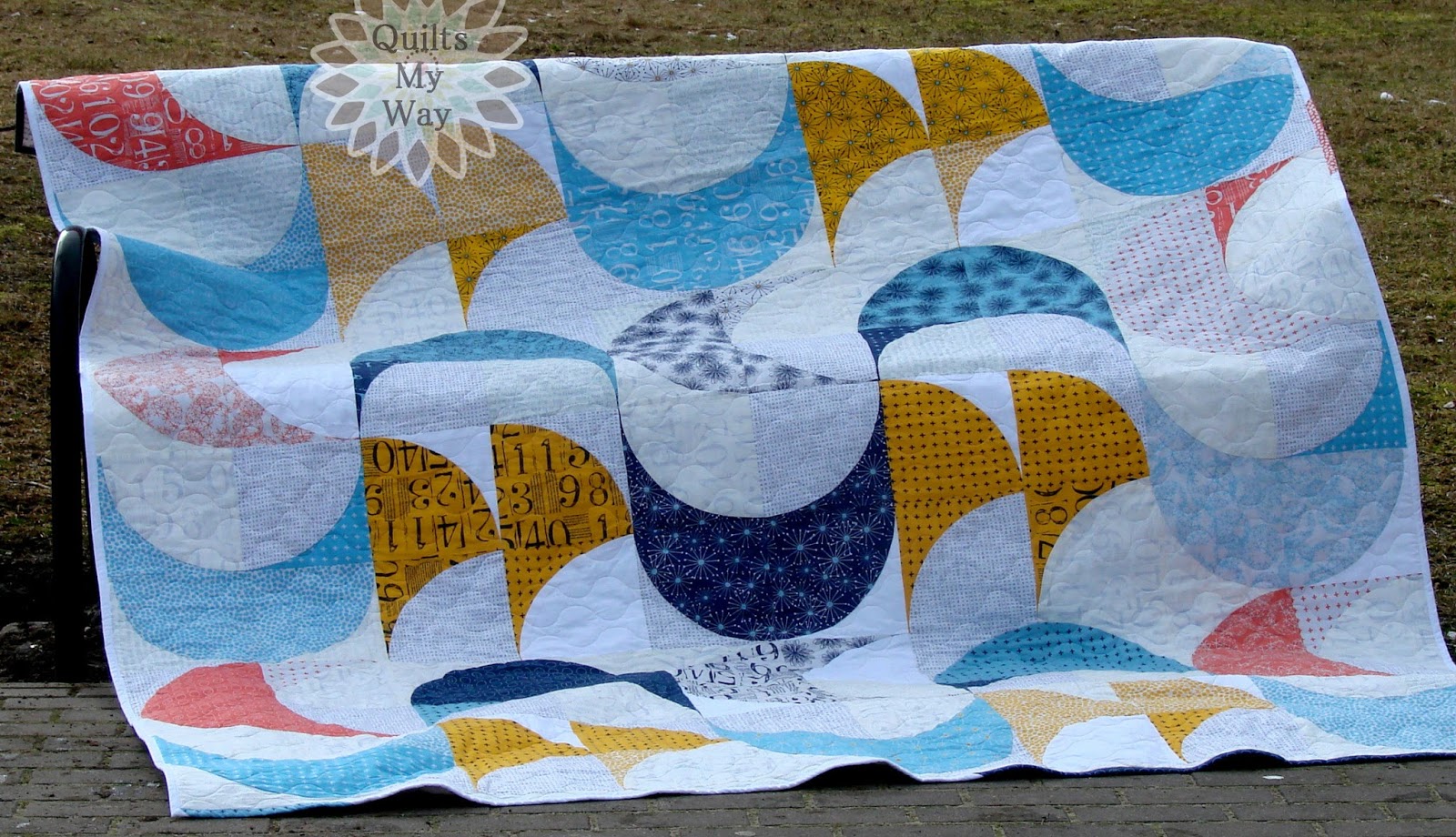 Quilts My Way "Moonlight Quilt" { Blogger's Quilt Festival Fall 2016 }