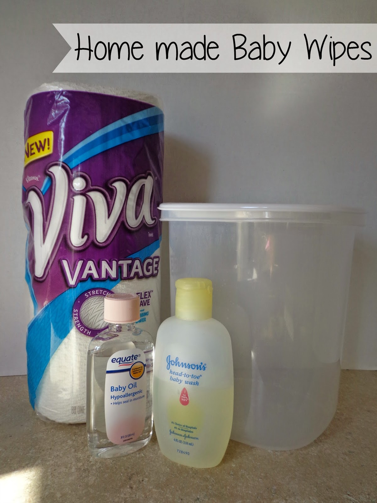 The Colbert Clan DIY Baby Wipes with Viva Vantage