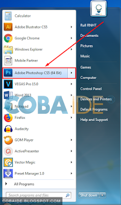cara membuat logo brand distro di photoshop desain logo
